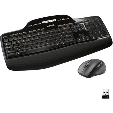 Front Zoom. Logitech - MK710 Full-size Wireless Keyboard and Mouse Bundle for Windows with 3-Year Battery Life - Black