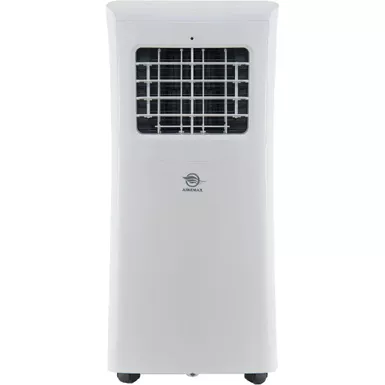 image of AireMax - Portable Air Conditioner with Remote Control for Rooms up to 300 Sq. Ft., White with sku:apo110c-almo
