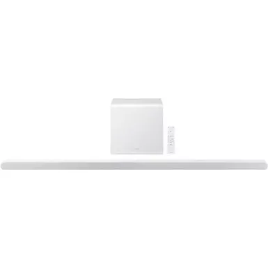 Samsung - Ultra slim 3.1.2ch Wireless Dolby ATMOS Soundbar w/ Q Symphony - White