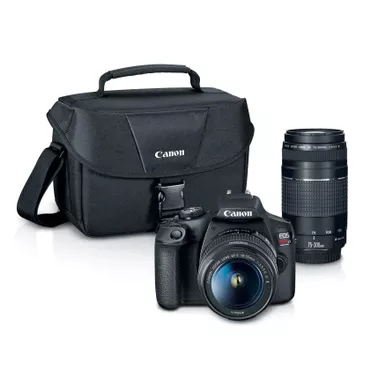 image of Canon - EOS Rebel T7 Double Zoom Lens Kit with sku:2727c021-powersales