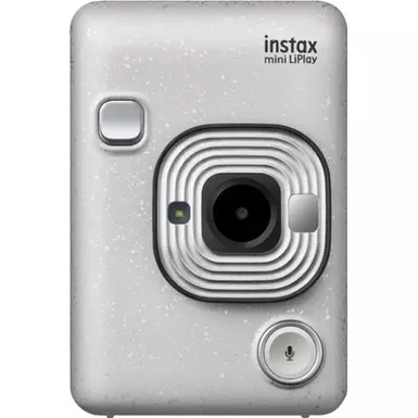 image of Fujifilm - instax mini LiPlay Instant Film Camera - Stone White with sku:ifjinhysw-adorama