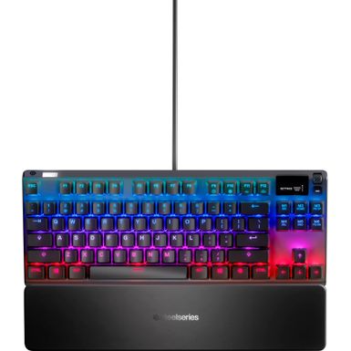 image of SteelSeries - Apex Pro TKL Wired Mechanical OmniPoint Adjustable Actuation Switch Gaming Keyboard with RGB Backlighting - Black with sku:ss64734-adorama