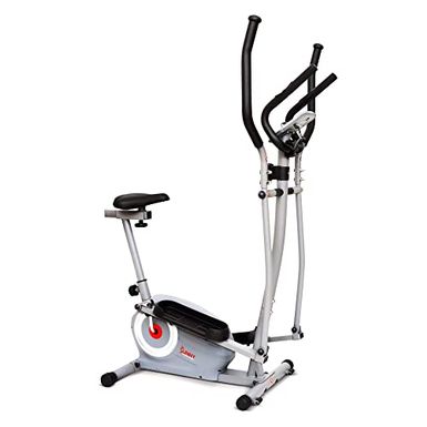 image of Sunny Health & Fitness Essential Interactive Series Seated Elliptical Trainer - SF-E322004 with sku:b09x229q57-sun-amz