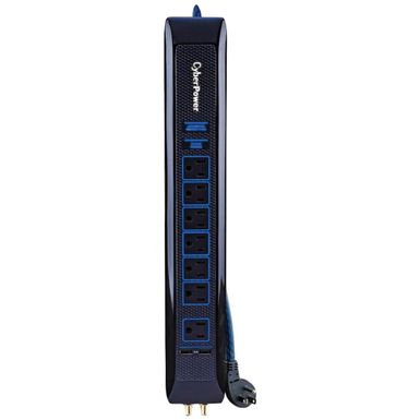 image of CyberPower Power Strip Surge Protector - 7-Outlets with sku:ht705uc-electronicexpress