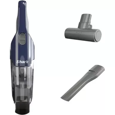 image of Shark - Cyclone PET Handheld Vacuum with HyperVelocity Suction, PetExtract Hair Tool - Navy Blue with sku:bb22188325-bestbuy