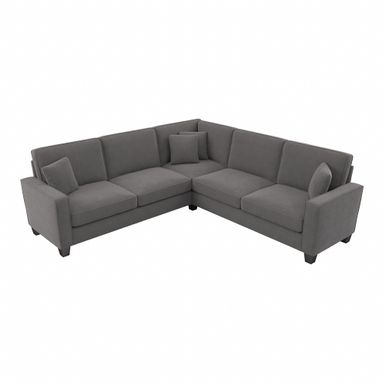 Stockton 98W L Shaped Sectional Couch by Bush Furniture - Turkish Blue