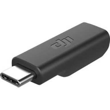 image of DJI - Osmo Pocket USB-C to 3.5mm Microphone Adapter - Black with sku:bb22032193-6517955-bestbuy-dji
