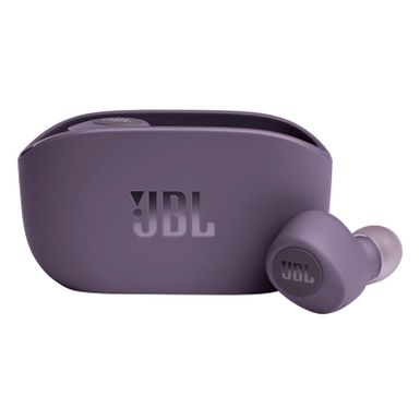 image of JBL Vibe 100TWS Purple True Wireless In-Ear Headphones with sku:v100twspur-electronicexpress