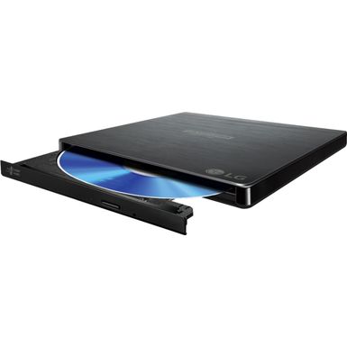 Alt View Zoom 11. LG - 6x External Blu-ray Disc Double-Layer DVD±RW/CD-RW Drive - Black