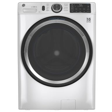 image of GE GFW550SSNWW washing machine - front loading - freestanding - white with sku:bb21466040-6396006-bestbuy-ge