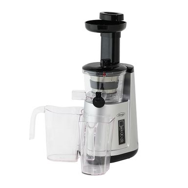 Angle Zoom. Omega - Cold Press 365, 150W, Silver Vertical Slow Masticating Juicer - Silver
