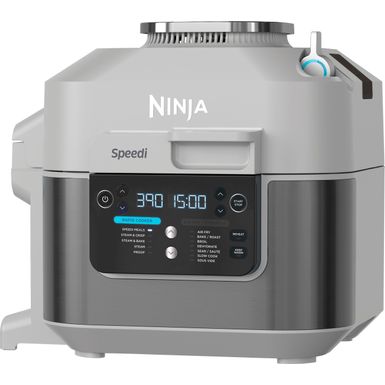 image of Ninja - Speedi Rapid Cooker & Air Fryer, 6-QT Capacity, 12-in-1 Functionality, 15-Minute Meals All In One Pot - Sea Salt Grey with sku:bb22196822-6554788-bestbuy-ninja
