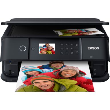 image of Epson - Expression Premium XP-6100 Wireless All-In-One Inkjet Printer - Black with sku:bb21229708-6347505-bestbuy-epsonamerica