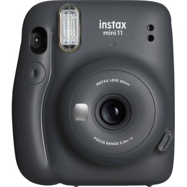 image of Fujifilm - instax mini 11 Instant Film Camera - Charcoal Gray with sku:bb21486092-6400590-bestbuy-fujifilm