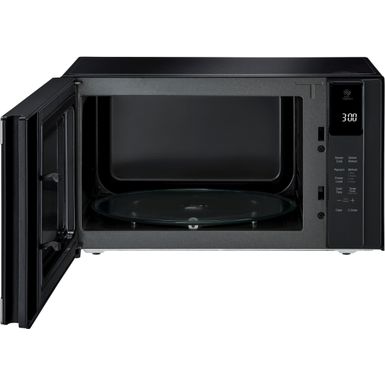 Alt View Zoom 13. LG - NeoChef 1.5 Cu. Ft. Countertop Microwave with Sensor Cooking and EasyClean - Black stainless steel