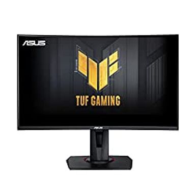 image of ASUS 27 1080P TUF Gaming Curved HDR Monitor (VG27VQM) - Full HD, 240Hz, 1ms, Extreme Low Motion Blur, Adaptive-Sync, Freesync Premium, Speakers, Eye Care, HDMI, DisplayPort, USB, Height Adjustable with sku:asvg27vqm-adorama