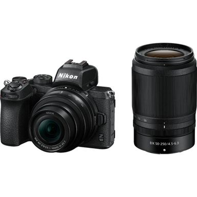image of Nikon Z50BUND Z50 Mirrorless Camera with 2 Lens Kit with sku:z50bund-electronicexpress