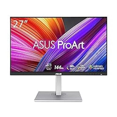 ASUS ProArt Display 27 1440P Professional Monitor (PA278CGV) - IPS, QHD (2560 x 1440), 144Hz, 95% DCI-P3, E < 2, Calman Verified, USB-C PD 90W, FreeSync Premium, DisplayHDR 400, Height Adjustable