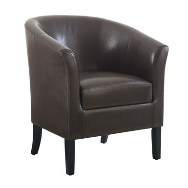 image of Sheraton Club Chair Brown with sku:lfxs1600-linon