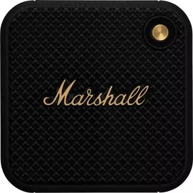 image of Marshall - WILLEN PORTABLE BLUETOOTH SPEAKER - Black & Brass with sku:bb21984752-bestbuy