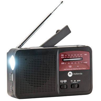 image of Motorola ATMOS Weather Radio with sku:mwr800c-electronicexpress