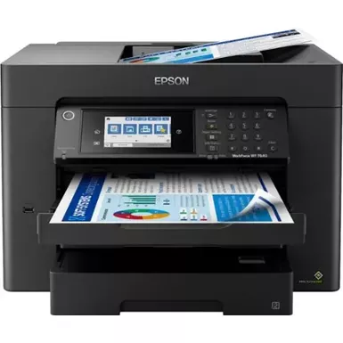 image of Epson - WorkForce Pro WF-7840 Wireless Wide-format All-in-One Printer with sku:bb21627389-bestbuy