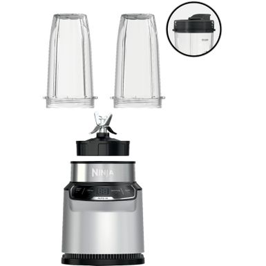 Alt View Zoom 17. Ninja - Nutri-Blender Pro Personal Blender with Auto-iQ - Cloud Silver