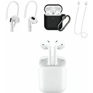 image of Apple AirPods with Charge Case With Black Accessory Kit with sku:mv7n2blk-streamline