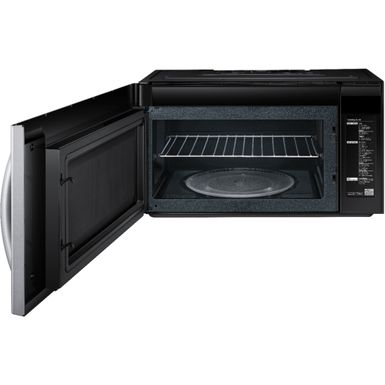 Alt View Zoom 13. Samsung - 2.1 Cu. Ft. Over-the-Range Microwave with Sensor Cook - Stainless steel