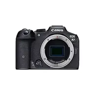 image of Canon - EOS R7 Mirrorless Camera (Body Only) - Black with sku:bb21999542-bestbuy