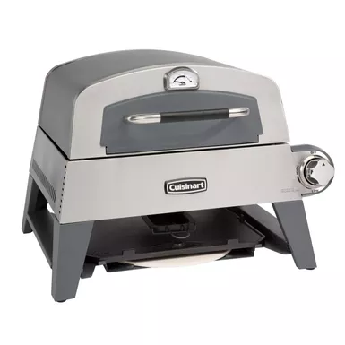 Cuisinart - 3-in-1 Pizza Oven Plus, Griddle, and Grill - Gray