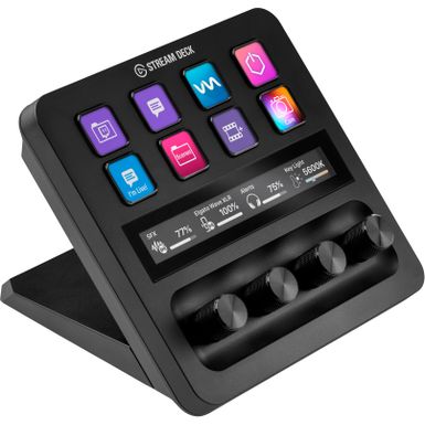 Alt View Zoom 11. Elgato - Stream Deck + Full-size Wired USB Keypad with - Black