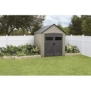 Rent to own Rubbermaid Storage Shed 7x7 Feet Roughneck 