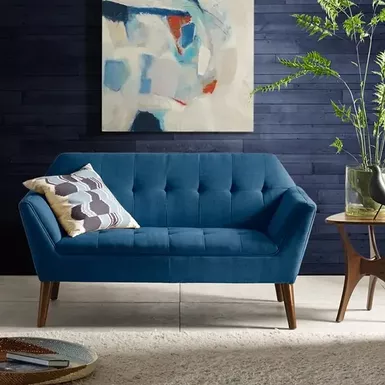 Blue Newport Loveseat