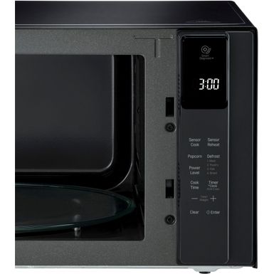 Alt View Zoom 11. LG - NeoChef 1.5 Cu. Ft. Countertop Microwave with Sensor Cooking and EasyClean - Black stainless steel