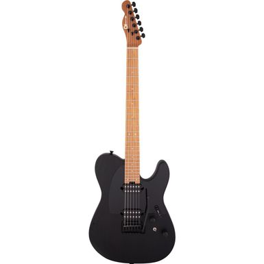 image of Charvel Pro-Mod So-Cal Style 2 24 HH 2PT CM Ash Electric Guitar, Caramelized Maple Fingerboard, Black Ash with sku:cha-2966511503-guitarfactory