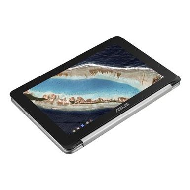 Asus - Touch-Screen Chromebook Flip C101 - 10.1" - Rockchip Cortex - 4GB RAM - 16GB SSD