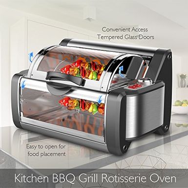 Rent To Own Nutrichef Countertop Rotisserie Oven Roaster Oven