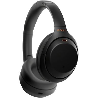 Alt View Zoom 19. Sony - WH-1000XM4 Wireless Noise-Cancelling Over-the-Ear Headphones - Black