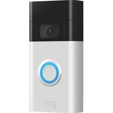 Angle Zoom. Ring - Video Doorbell - Satin Nickel