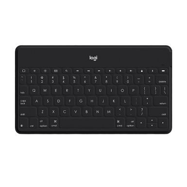 image of Logitech - Keys-To-Go Keyboard for iPhone, iPad, and Apple TV  with Durable Spill-Proof Design - Black with sku:bb19608014-9483417-bestbuy-logitech