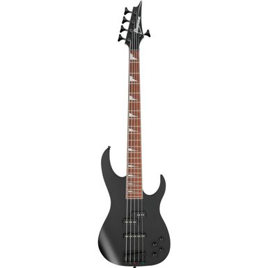 image of Ibanez RGA Standard RGB305 5-String Electric Bass Guitar, Jatoba Fretboard, Black Flat with sku:ibrgb305bkf-adorama