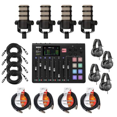 image of Rode RODECaster Pro Integrated Podcast Production Console - Bundle with sku:rdrcpa-adorama