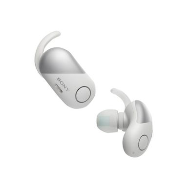 Sony - WF-SP700N Sport True Wireless Noise Cancelling Earbud Headphones - White