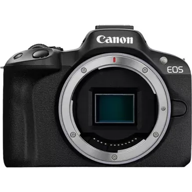 image of Canon - EOS R50 4K Video Mirrorless Camera (Body Only) - Black with sku:bb22094950-bestbuy