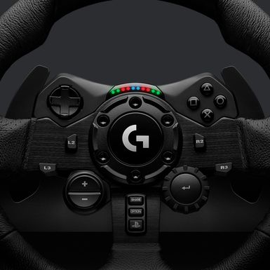 Alt View Zoom 15. Logitech - G923 Racing Wheel and Pedals for PS5, PS4 and PC - Black