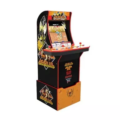 image of Arcade1Up - Golden Axe Arcade with Riser & Lit Marquee with sku:bb21913528-bestbuy