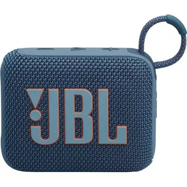 JBL - Go 4 Portable Bluetooth Speaker - Blue