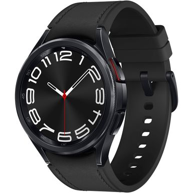 image of Samsung - Galaxy Watch6 Classic Stainless Steel Smartwatch 43mm BT - Black with sku:bb22144626-6546695-bestbuy-samsung
