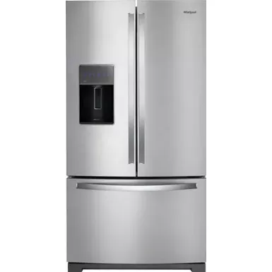 image of Whirlpool - 26.8 Cu. Ft. French Door Refrigerator - Stainless Steel with sku:bb21048519-bestbuy